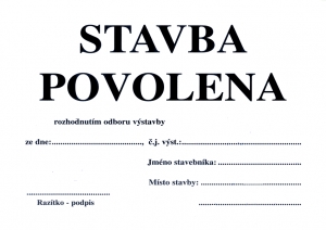 Stavební povolení II.